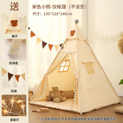 P ins children's tent indoor household baby playhouse boys and girls Indian small house princess toy castle