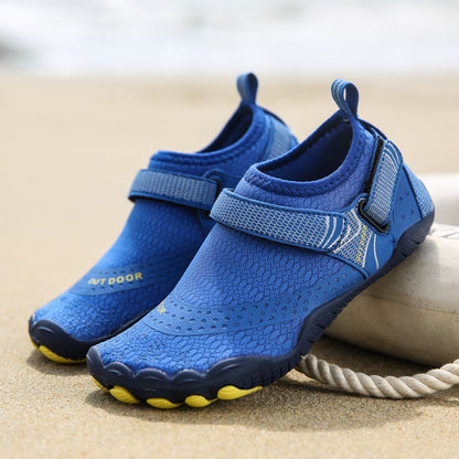 Zapatos de playa para niños, zapatos para caminar en el arroyo para hombres y mujeres, de secado rápido, antideslizantes, transpirables, para nadar, a la deriva, pescar y hacer senderismo. 