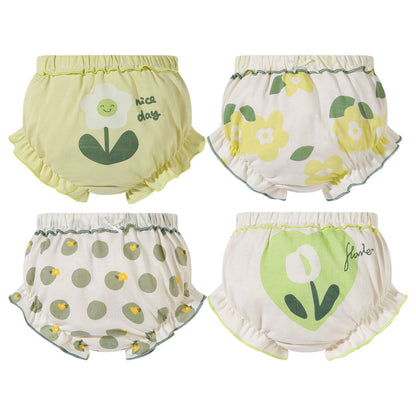 P girls&#039; underwear baby bread pants cotton A triangle boxers infant boxers children&#039;s underwear women