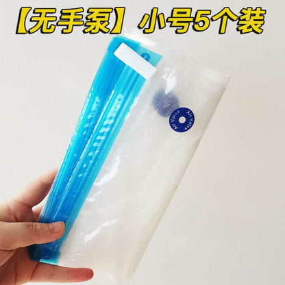 P Vacuum fresh-keeping bag Extraction compression bag Food bag Fruit sealed bag Self-sealing packaging Cooked food bag Household manual