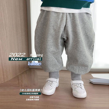 Boys&#039; Sweater Spring and Autumn New Spring Children&#039;s Net Red Western Baby Tops Han Fan Children&#039;s Clothing