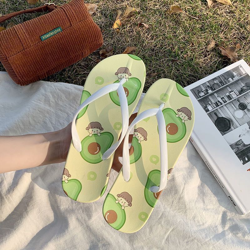 Chanclas en forma de P para mujer en verano, pantuflas con puntera apretada para estudiantes en verano, sandalias para mujer en verano, tacones planos antideslizantes, suelas suaves, pantuflas de interior para mujer 