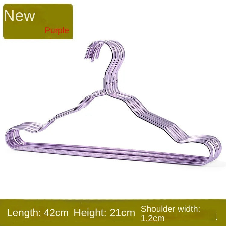 A Aluminum alloy adult household hanger clothes hanging clothes support Space aluminum drying rack Anti-rust balcony drying rack