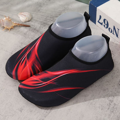 P Summer Beach Socks, Three Family Soft Sole Quick Drying Shoes, Diving and Wading Shoes, Anti slip Creek Tracing Shoes, Indoor Floor Shoes and Socks