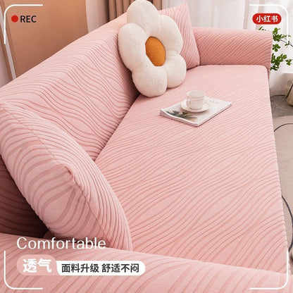 P anti-cat scratch sofa cover all-inclusive universal cover all seasons universal lazy one-piece elastic full cover sofa cover dust-proof