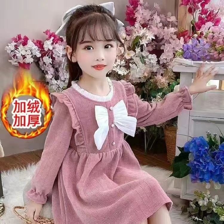 Vestidos de niña, ropa de otoño, faldas de bebé, ropa de moda para niñas pequeñas, vestidos de princesa para niñas, otoño 