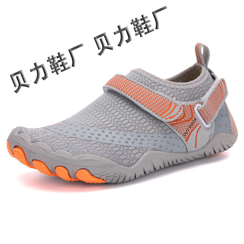 P 2024 Parent Child New Outdoor Shoes Soft Sole Couple Wading Beach Shoes Anti slip Creek Float Replacement Swimming Quick Drying Shoes