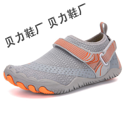 P 2024 Parent Child New Outdoor Shoes Soft Sole Couple Wading Beach Shoes Anti slip Creek Float Replacement Swimming Quick Drying Shoes