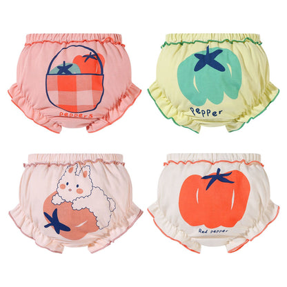 P girls&#039; underwear baby bread pants cotton A triangle boxers infant boxers children&#039;s underwear women