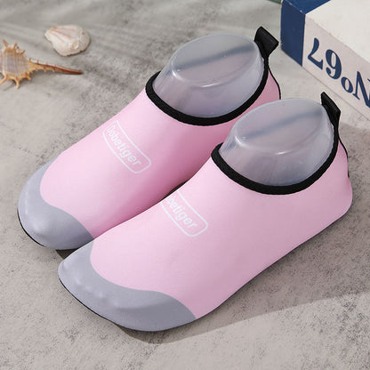 P Summer Beach Socks, Three Family Soft Sole Quick Drying Shoes, Diving and Wading Shoes, Anti slip Creek Tracing Shoes, Indoor Floor Shoes and Socks