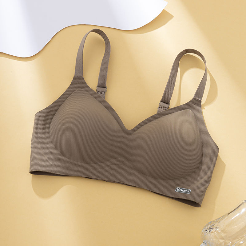 P seamless underwear in summer, women&#039;s thin anti-sagging, closed breasts and fixed cups, no steel rings, no empty cups of bras.