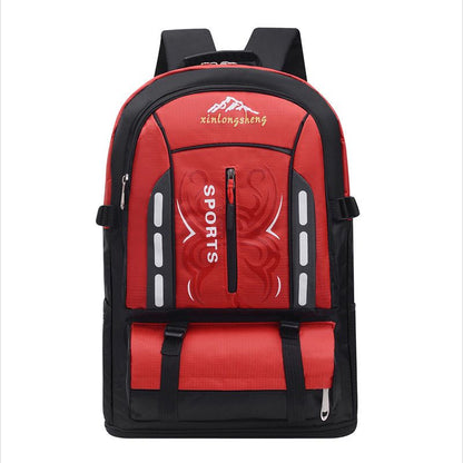 P 65L Extra Large Capacity Backpack Outdoor Travel Backpack Men's and Women's Mountaineering Bag Tourism Luggage Bag