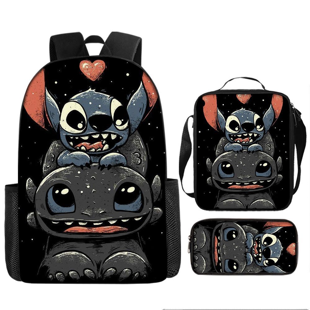 P new Shi Dizai cartoon cartoon secondary backpack around men&#039;s and women&#039;s fashion backpack students&#039; large capacity bag.