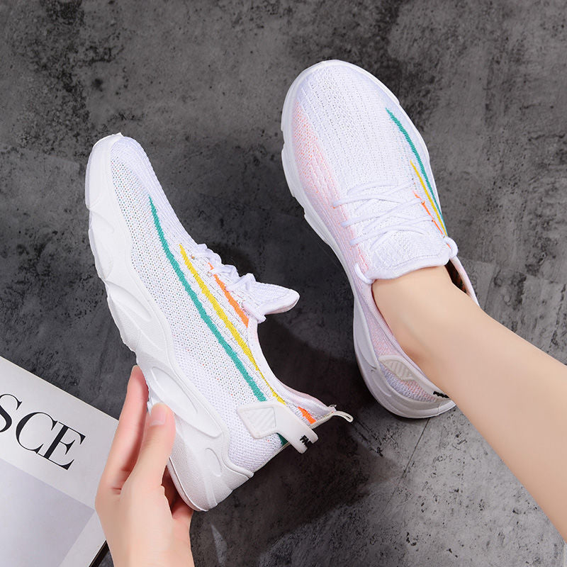 P Spring and Autumn Beijing Old Cloth Shoes Women's Mesh Shoes Breathable Mesh Top Soft Sole Anti slip Middle and Old Age Versatile Mom Sports and Casual Shoes