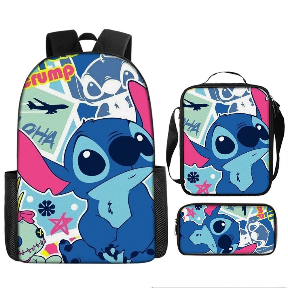 P new Shi Dizai cartoon cartoon secondary backpack around men&#039;s and women&#039;s fashion backpack students&#039; large capacity bag.