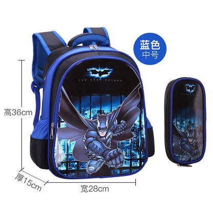 P School bags for male elementary school students, school bags for female Spider Man, grades 1-2-3-4-4-5-6, children's school bags, kindergarten school bags for female students