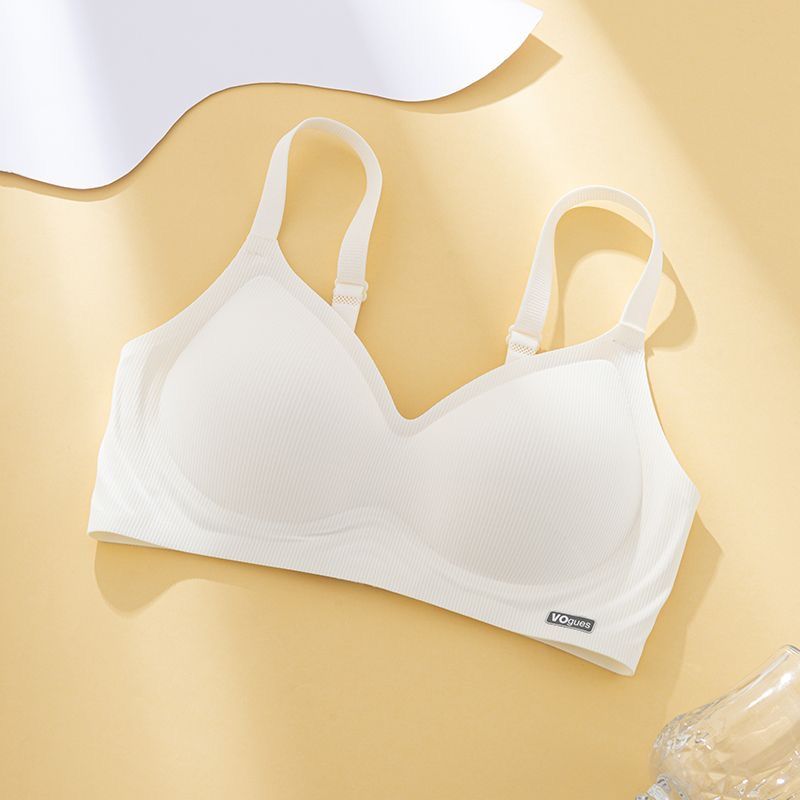 P seamless underwear in summer, women&#039;s thin anti-sagging, closed breasts and fixed cups, no steel rings, no empty cups of bras.