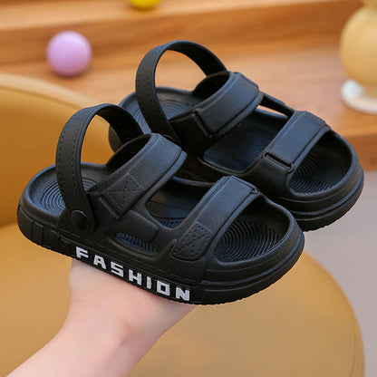 P boys sandals 2024 new summer children&#039;s indoor non-slip children&#039;s baby shoes children&#039;s beach shoes.