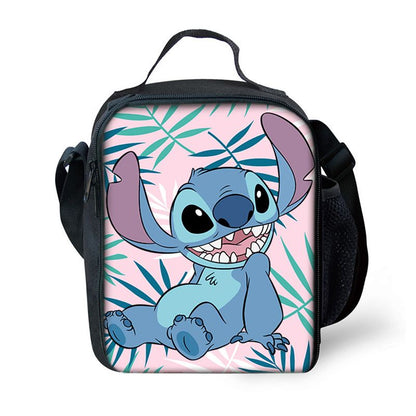 P Shi Dizai lunch bag full-body printed cartoon boys, girls, children, junior high school and primary school children&#039;s ice pack insulation package system.