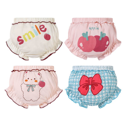 P girls&#039; underwear baby bread pants cotton A triangle boxers infant boxers children&#039;s underwear women