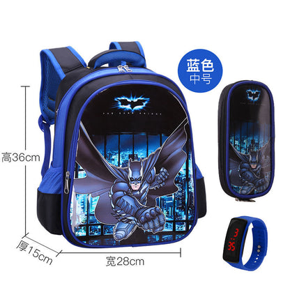 P School bags for male elementary school students, school bags for female Spider Man, grades 1-2-3-4-4-5-6, children's school bags, kindergarten school bags for female students