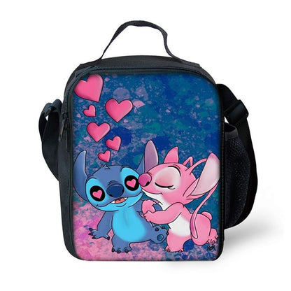 P Shi Dizai lunch bag full-body printed cartoon boys, girls, children, junior high school and primary school children&#039;s ice pack insulation package system.