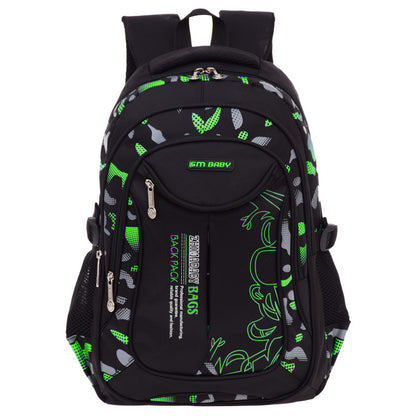 A Manufacturer A wholesales Korean printed backpacks for primary school students aged 1-3 to 6, providing spinal protection and leisure for children aged 6-12