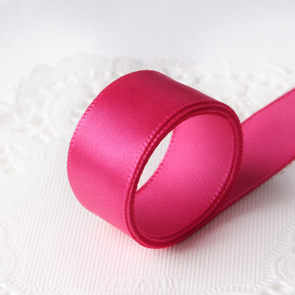 A rose red polyester webbing ribbon ribbon spot ribbon packaging gift box special bouquet bow 25 yards/roll MOQ: 50 ROLL