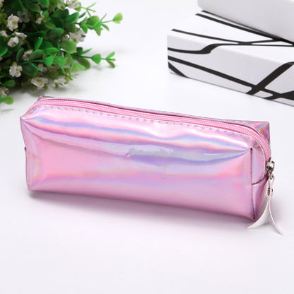 A high-capacity and powerful high-value stationery box with A ins, dirt resistant pencil case, minimalist style laser pencil case for elementary school students