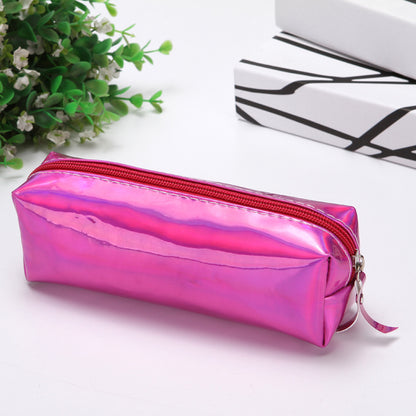 A high-capacity and powerful high-value stationery box with A ins, dirt resistant pencil case, minimalist style laser pencil case for elementary school students