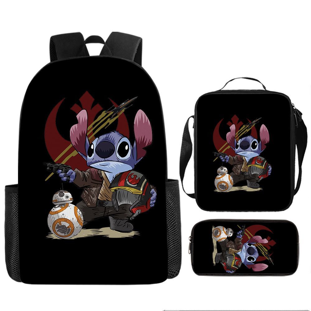 P new Shi Dizai cartoon cartoon secondary backpack around men&#039;s and women&#039;s fashion backpack students&#039; large capacity bag.