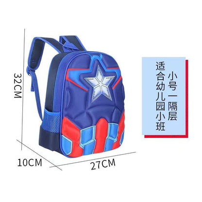 P Mochila escolar de gran capacidad del Capitán América para niños de primaria de guardería Spider-Man 