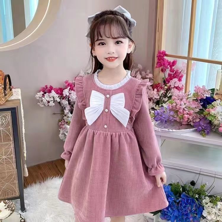 Vestidos de niña, ropa de otoño, faldas de bebé, ropa de moda para niñas pequeñas, vestidos de princesa para niñas, otoño 