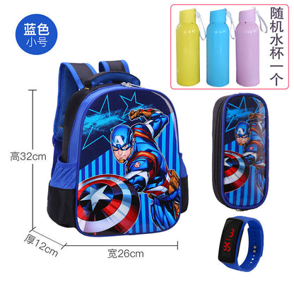 P School bags for male elementary school students, school bags for female Spider Man, grades 1-2-3-4-4-5-6, children's school bags, kindergarten school bags for female students