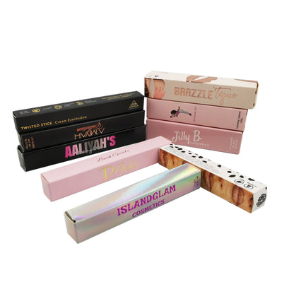 A Youfan white card bronzing gift packaging box custom mask cosmetic carton kraft paper corrugated box wholesale MOQ: 3000PIECE