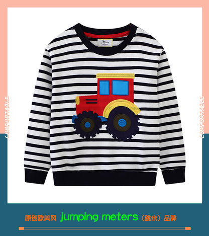 A European and American long-sleeved cute boys' tops autumn new sweaters boys' babies' casual children's clothing cross-border sources