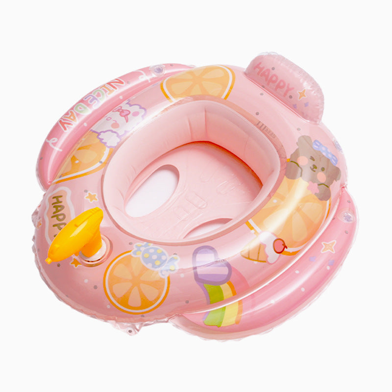 A: Children's baby swimming ring, sitting ring, thickened steering wheel, cartoon infants, armpit ring, seat ring, floating ring, 0-3-6 years old