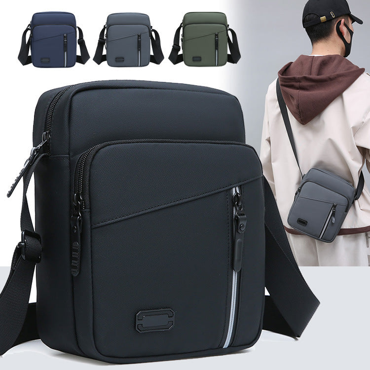 A Cross-border business men's bag Cross-border shoulder bag Men's high-end sense, men's bag One shoulder, messenger bag Storage bag