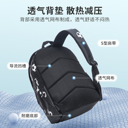 A new stock elementary school backpack 1-3 grade backpack large capacity backpack waterproof and lightweight boy backpack