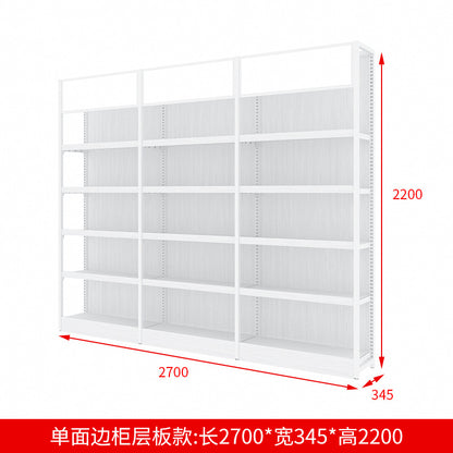 A steel and wood shelves, small supermarket shelves, island display shelves, stationery, toys, pharmacies, convenience stores, snack shelves