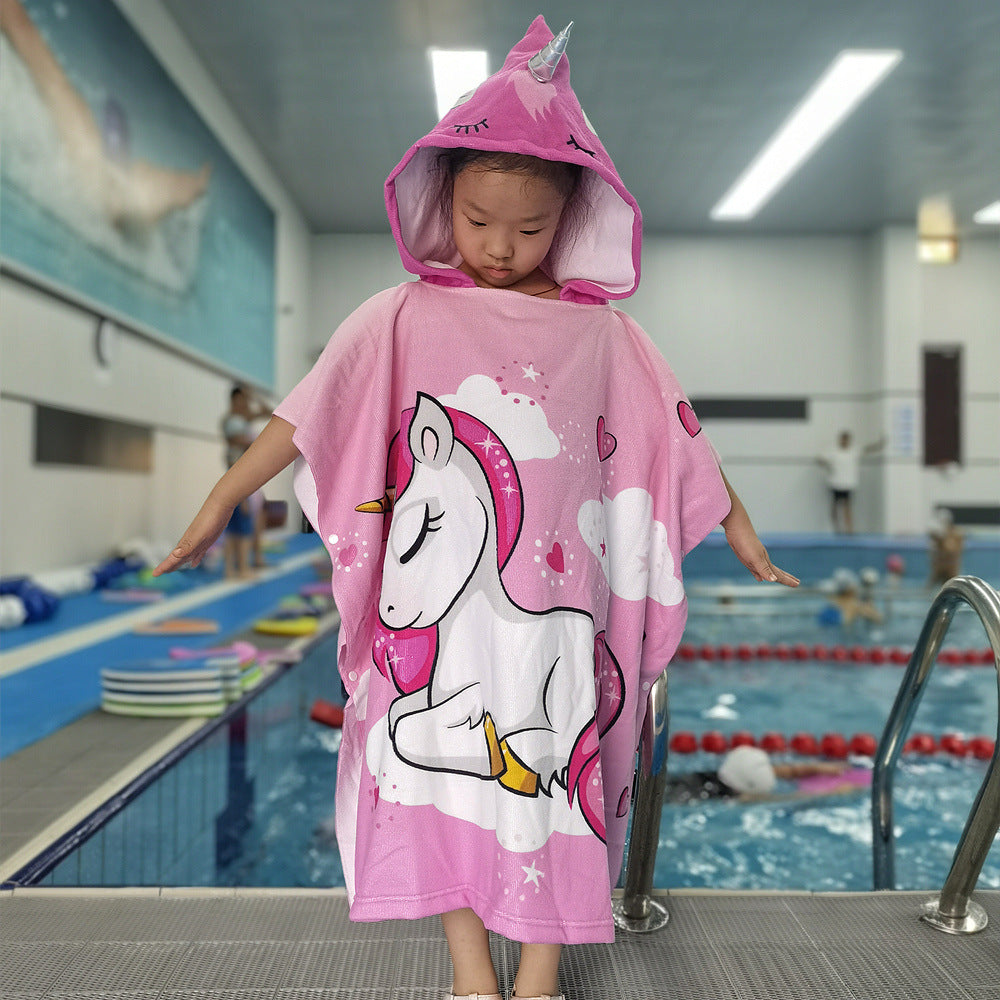 A new oversized bath towel cape for teenagers, adults, and adults can wear bath towels, bathrobes, children's beach towels, cape 380g