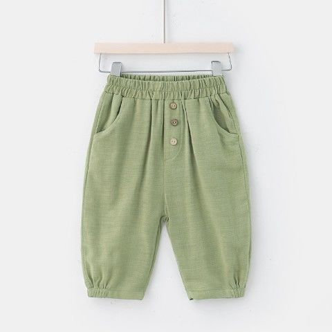 Pantalones cortos para niños 2023 nueva ropa de verano para niños pequeños y bebés en verano pantalones cortos de algodón y lino para niños pequeños y pantalones casuales extranjeros 