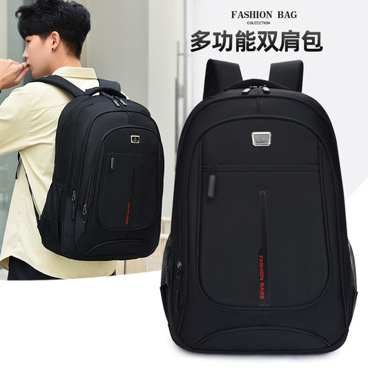 A oxford cloth school bag for middle school students new men's fashion business computer bag backpack backpack wholesale