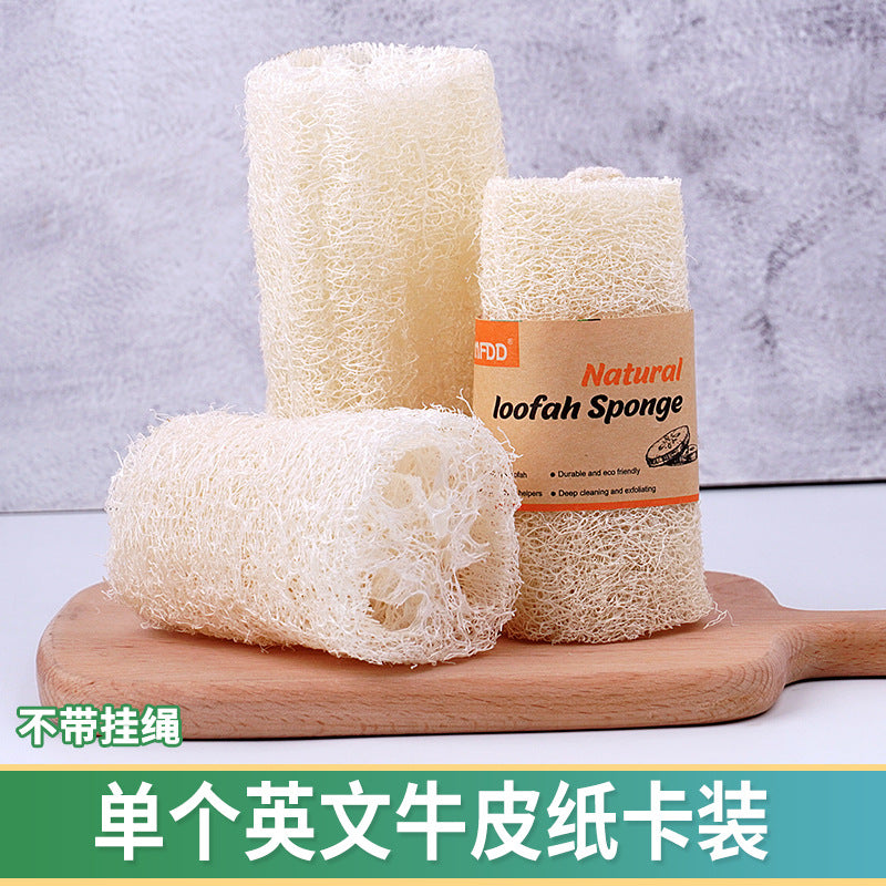 A loofah, brush pot, artifact, kitchen cleaning, non-staining dishcloth, dishcloth, natural loofah, scouring pad