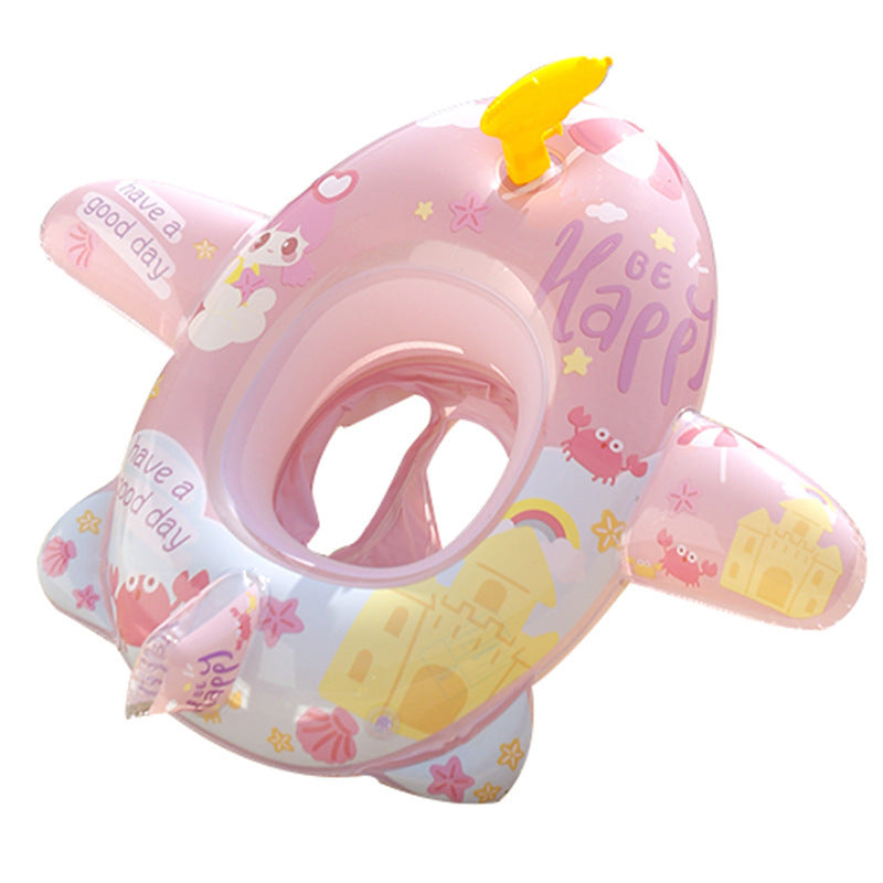 Large padded car horn boat steering wheel cross-border covered swimming ring infant swimming seat