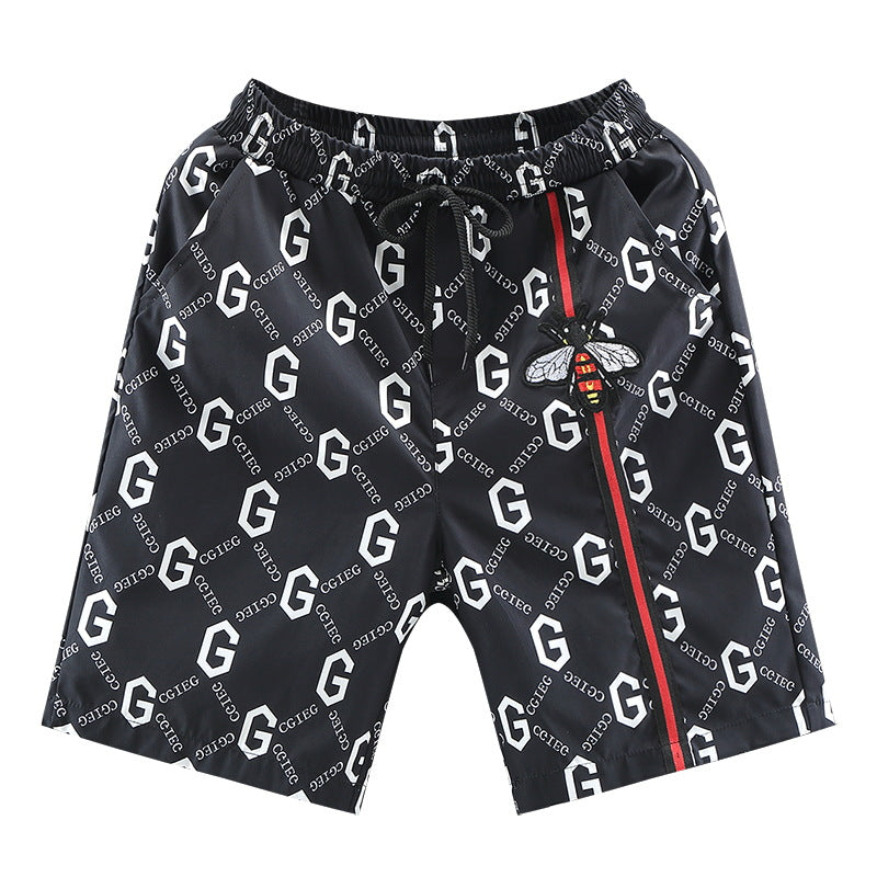 A five-point pants men&#039;s cross-border foreign trade summer beach pants men&#039;s casual running shorts men&#039;s 5-point straight pants