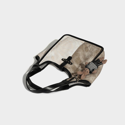 Bolso de mano Jazz Bunny, estilo retro, de gran capacidad 