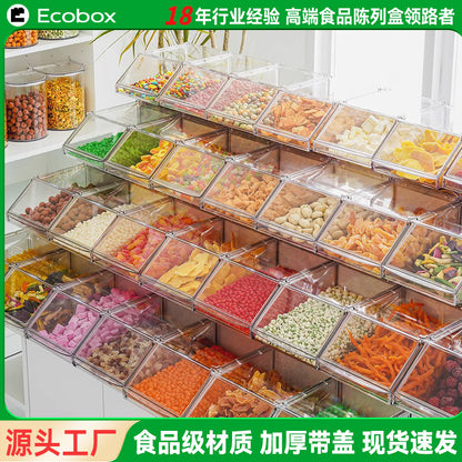 A Processing Customized supermarket display box Packing box Thickened transparent plastic with lid Spot pet box Bulk transparent box