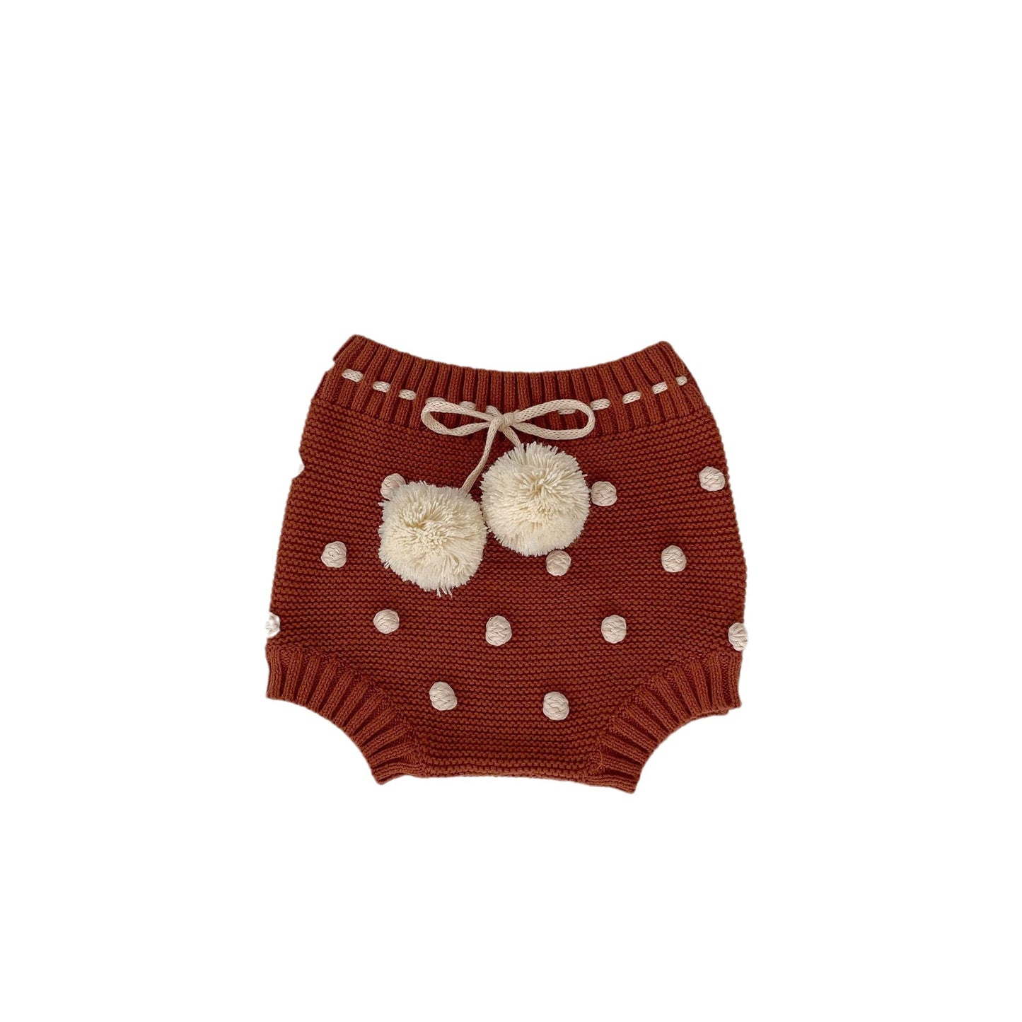 A Autumn baby children's bloomers 0-3 years old baby girl small ball crochet knitted shorts wool pants