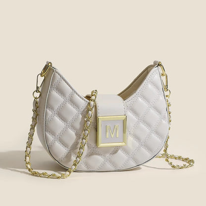 Diamond Shoulder Underarm Bag Versatile Chain Crossbody Bag